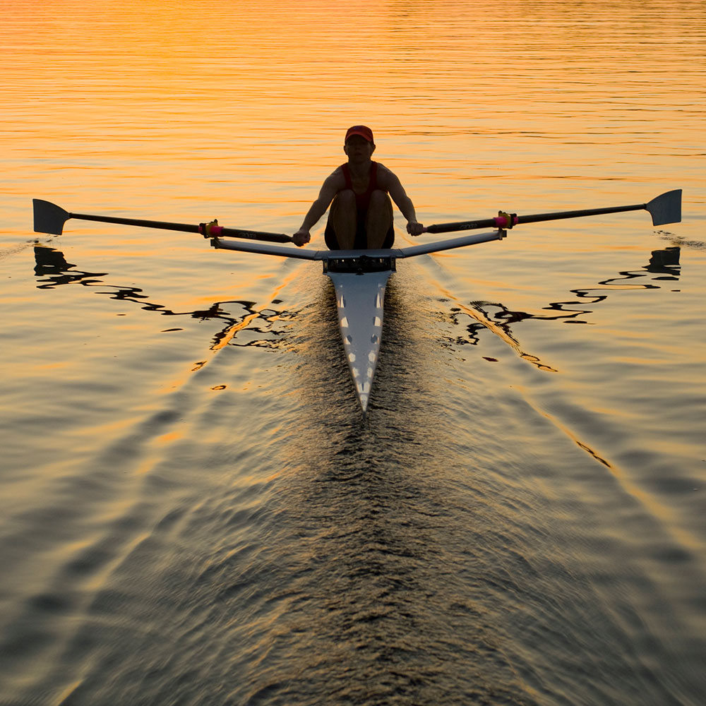 Rowing on the Gorge waterway